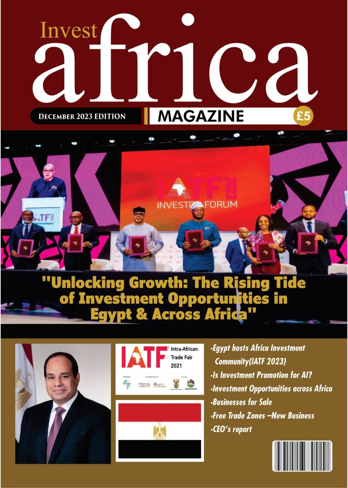 InvestAfrica Magazine — Unlocking Growth promotional artwork