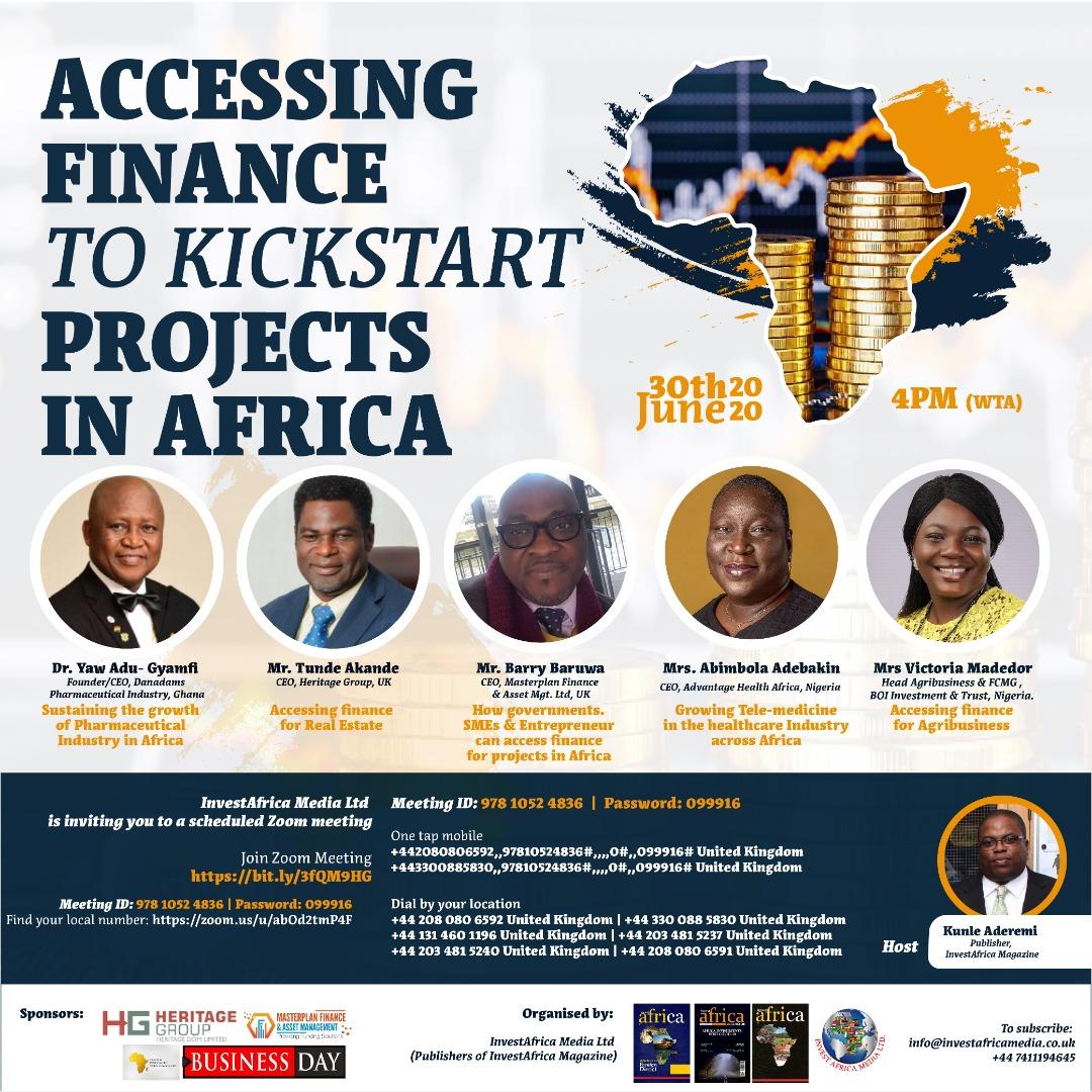 Accessing Finance to Kickstart Projects in Africa promotional artwork
