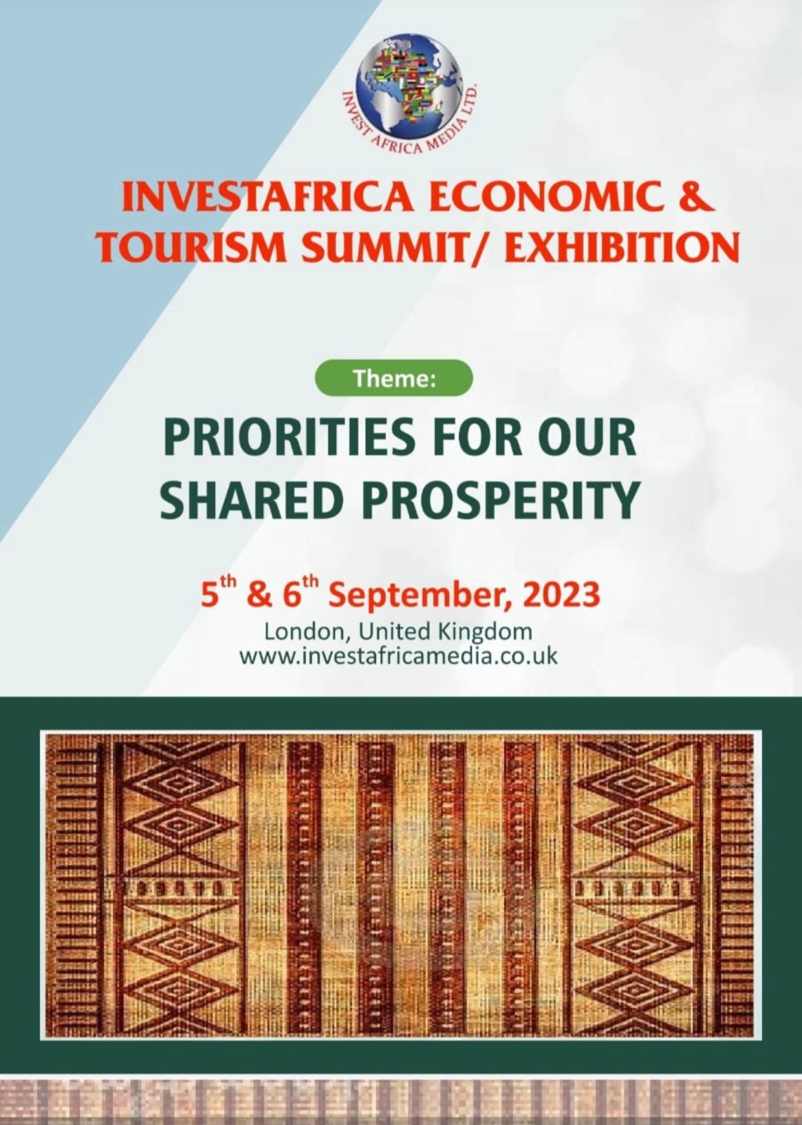 InvestAfrica Economic & Tourism Summit / Exhibition promotional artwork