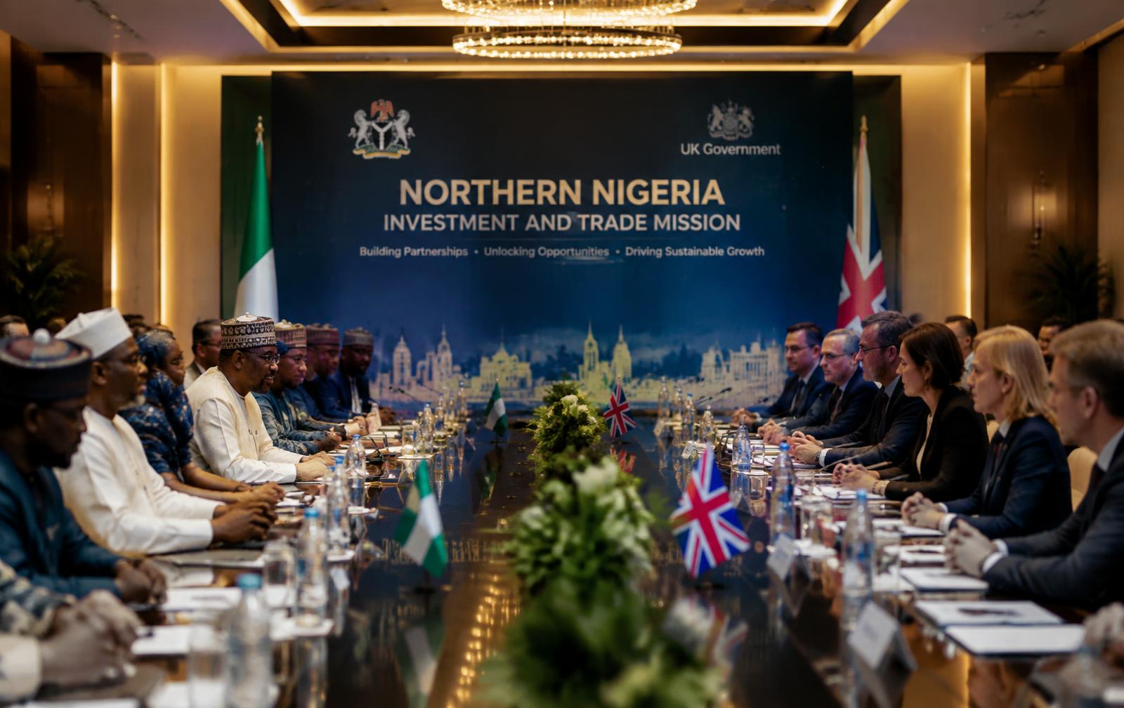 Northern Nigeria and UK delegates at an investment and trade mission roundtable